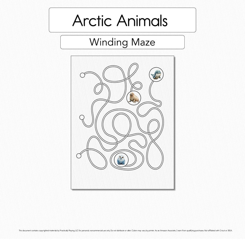 Arctic Animals - 3 Maze 789