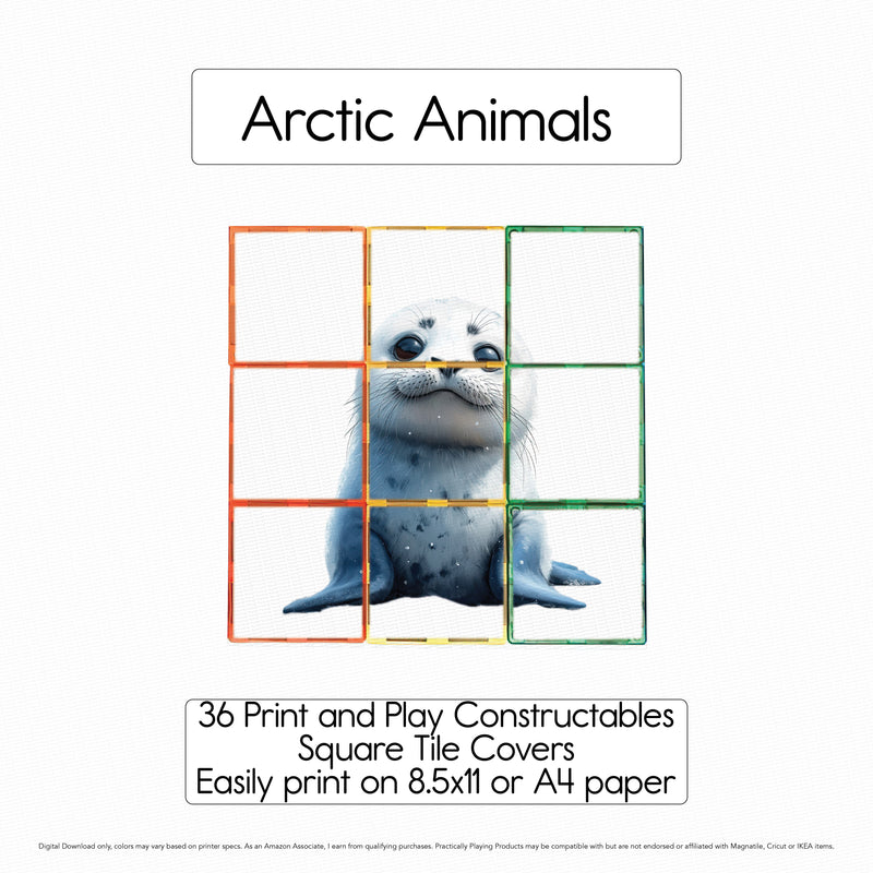 Arctic Animals - Constructables Puzzles Card A9