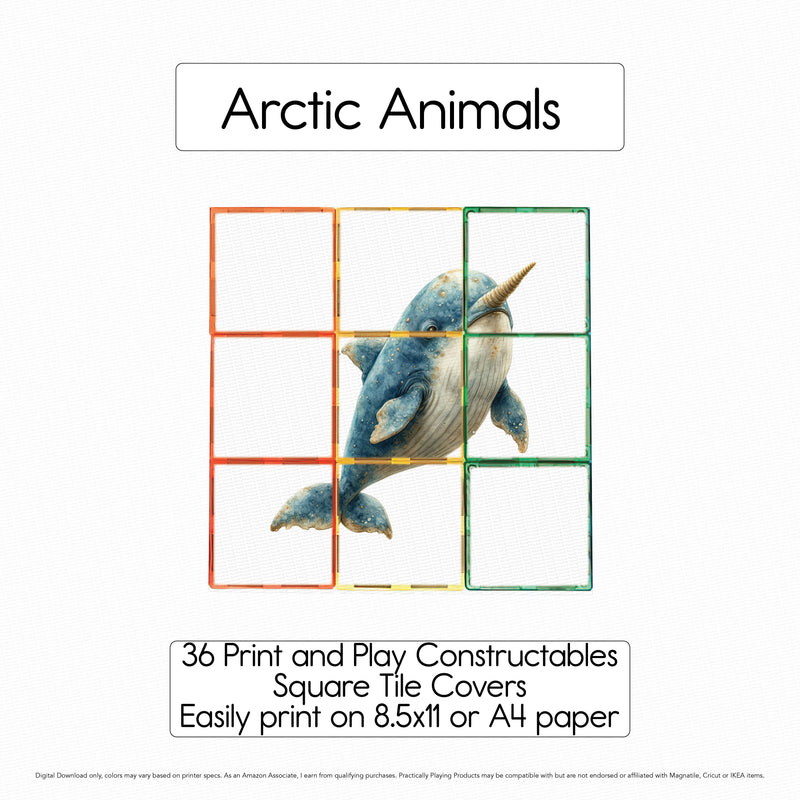 Arctic Animals - Constructables Puzzles Card A7