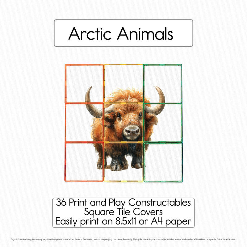 Arctic Animals - Constructables Puzzles Card A8