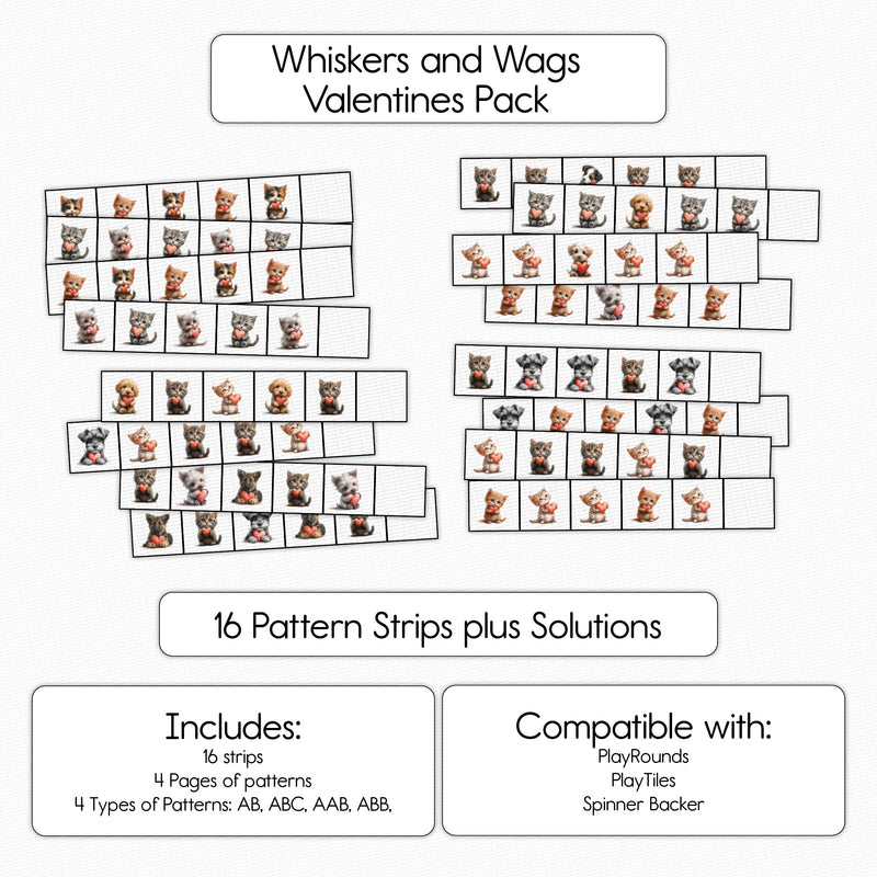 Whiskers and Wags - 12 Pattern Strips