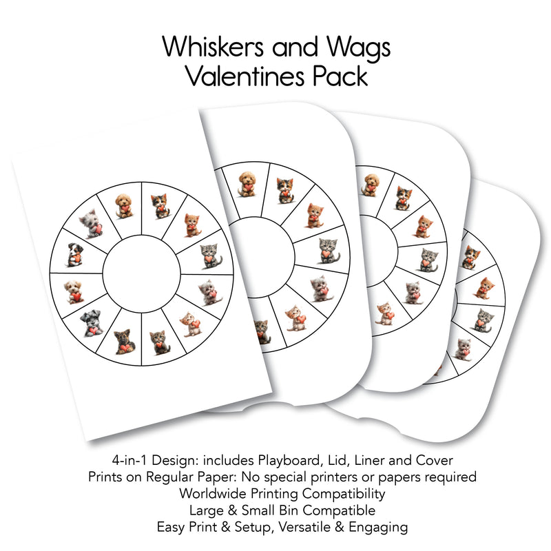 Whiskers and Wags - 12 Twelve Wheel PlayMat