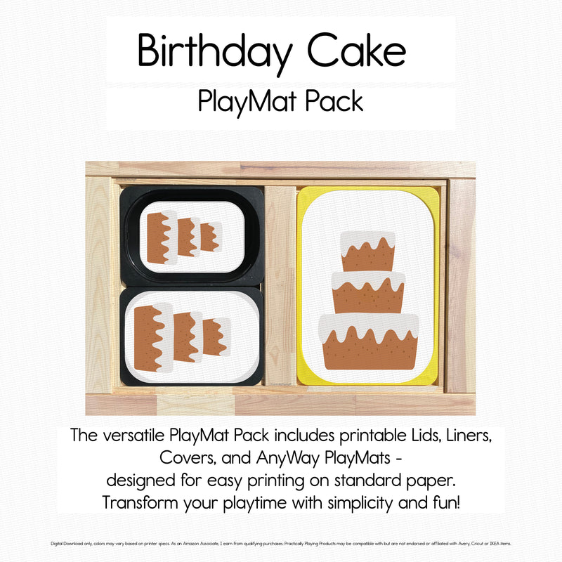 Decorate a Birthday Cake - 1-1 PlayMat