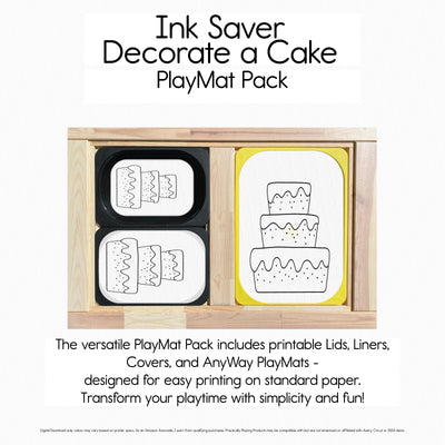 Ink Saver Decorate a Cake - 1-1 PlayMat