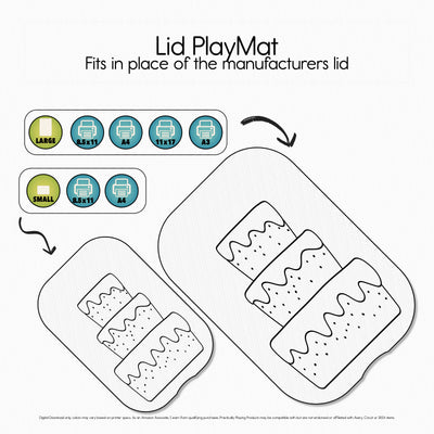 Ink Saver Decorate a Cake - 1-1 PlayMat