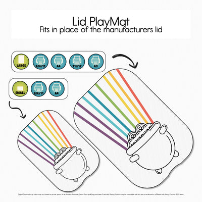 Pot of Gold Ink Saver - Upside Down Single Slot PlayMat