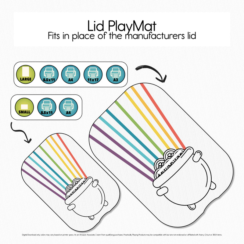 Pot of Gold Ink Saver - Upside Down Single Slot PlayMat