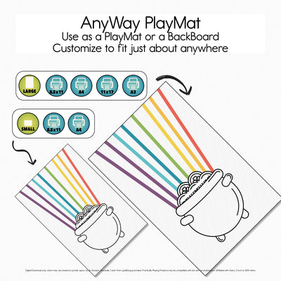 Pot of Gold Ink Saver - Upside Down Single Slot PlayMat