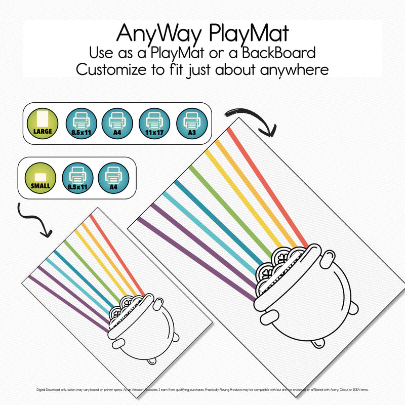 Pot of Gold Ink Saver - Upside Down Single Slot PlayMat