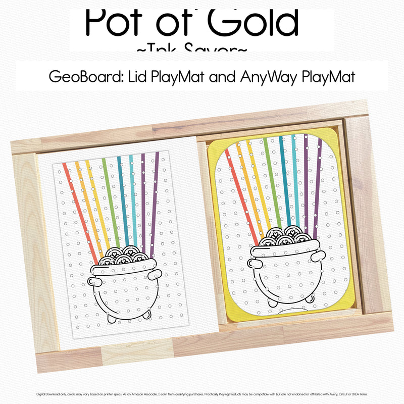 Pot of Gold Ink Saver - Geoboard PlayMat