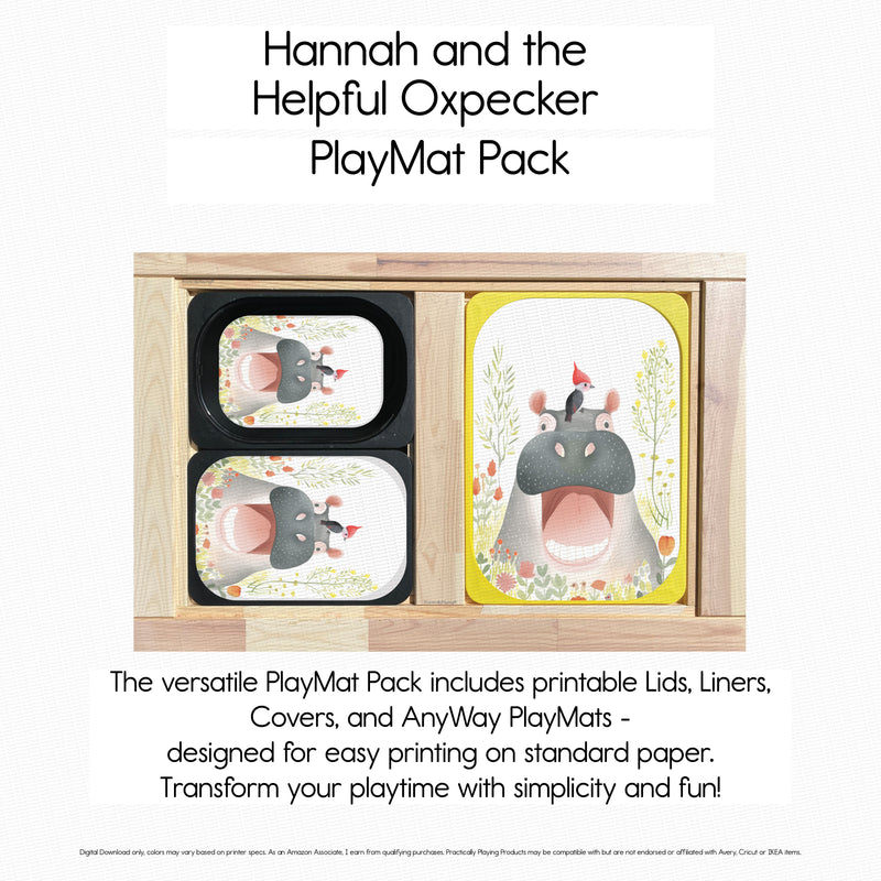 Hannah and the Helpful Oxpecker - PlayMat - Design 1