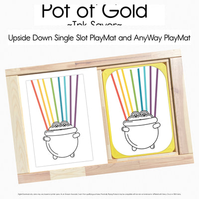 Pot of Gold Ink Saver - Upside Down Single Slot PlayMat