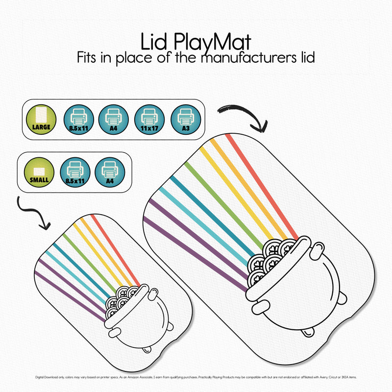 Pot of Gold Ink Saver - PlayMat - Design 1