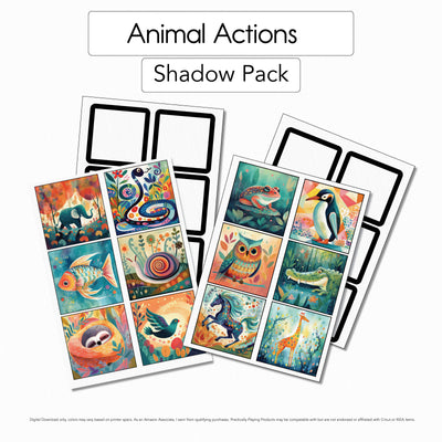 Animal Actions - Shadow Cards