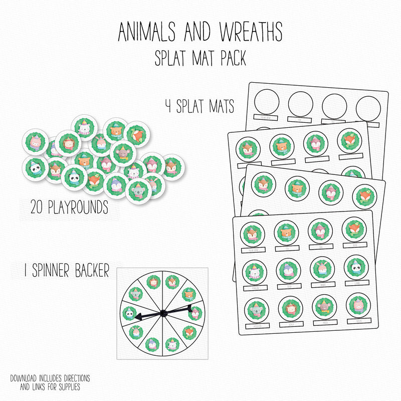 Animal Actions - Splat Mat Pack