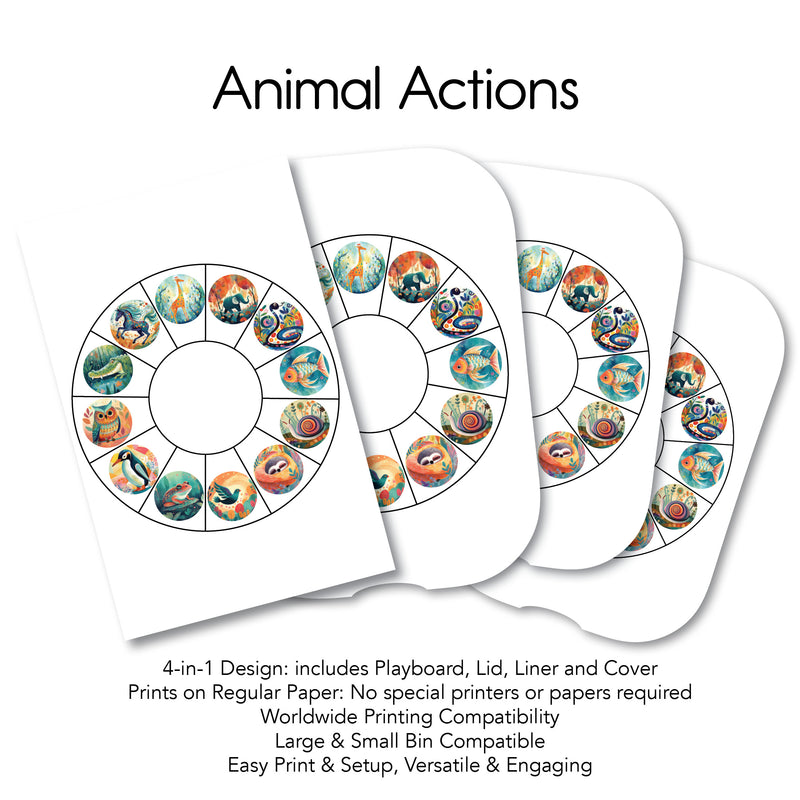 Animal Actions - Twelve Wheel PlayMat