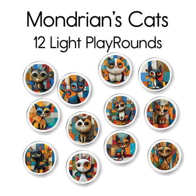 Mondrian's Cats - PlayRound