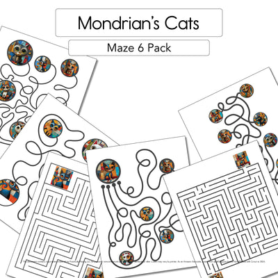 Mondrian's Cats - Mazes Pack