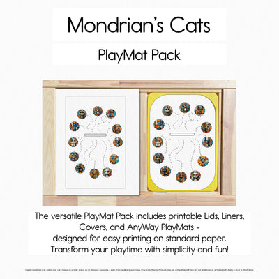 Mondrian's Cats - Poof Single Slot