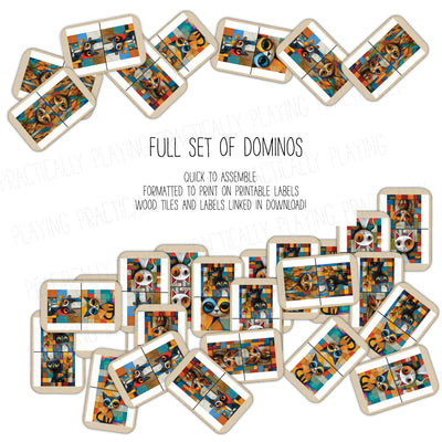 Mondrian's Cats - Dominos Game Pack