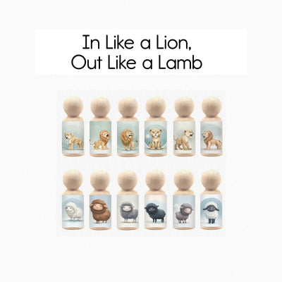 In Like a Lion Out - Like a Lamb - Wrapable 12 Pack