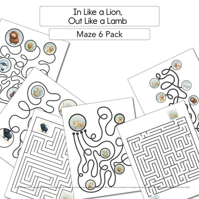 In Like a Lion Out - Like a Lamb - Mazes 6 Pack