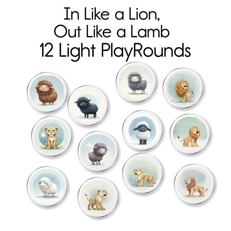 In Like a Lion Out - Like a Lamb - Light PlayRound 12 Pack