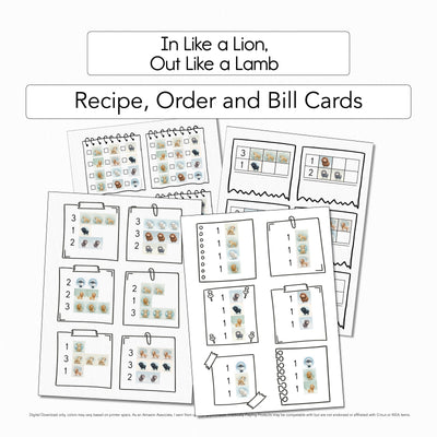 In Like a Lion Out - Like a Lamb - Recipe Pack