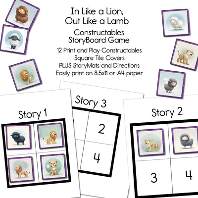 In Like a Lion Out - Like a Lamb - Constructables StoryBoard Game