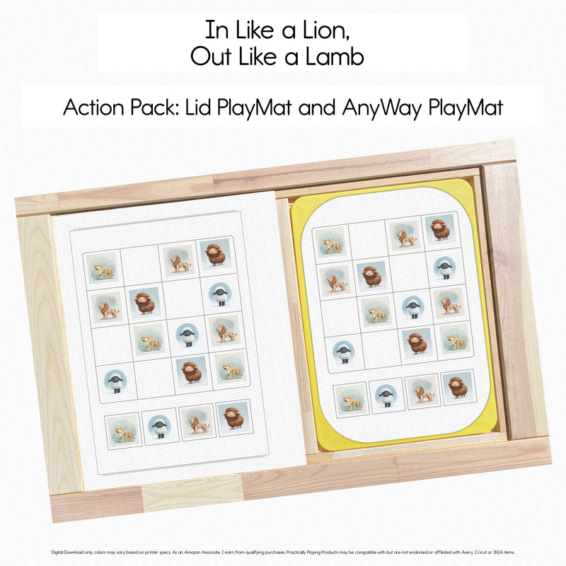 In Like a Lion Out - Like a Lamb - Sudoku Board PlayMat