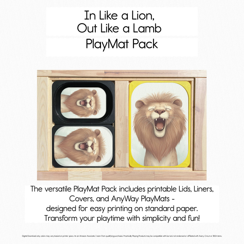 In Like a Lion Out - Like a Lamb - PlayMat - Design 1