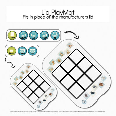 In Like a Lion Out - Like a Lamb - Tic Tac Toe PlayMat