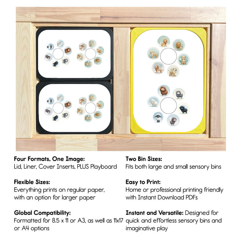 None from the None collection, tagged with . Enhance fine motor skills and language development, perfect for Flisat tables, fostering creative learning through sensory play.