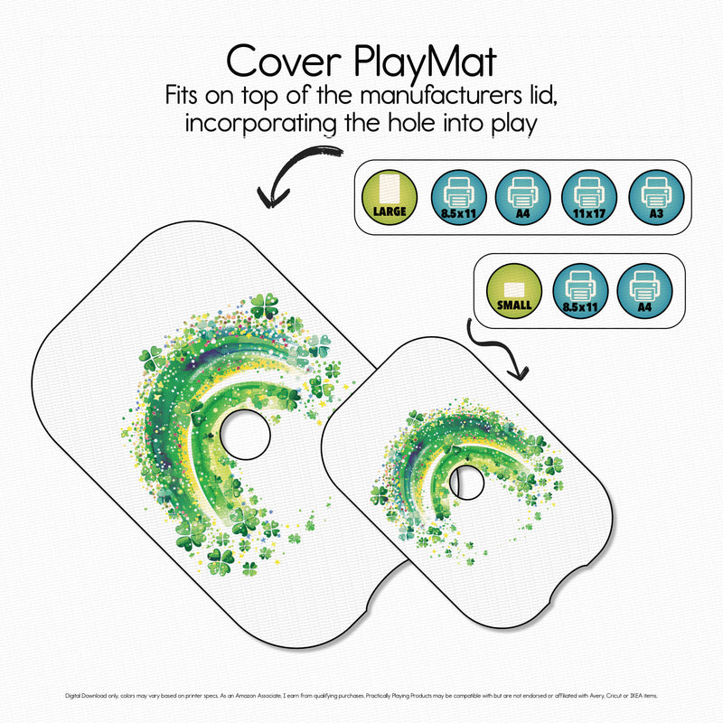 Rainbows and Shamrocks - PlayMat - Design 2