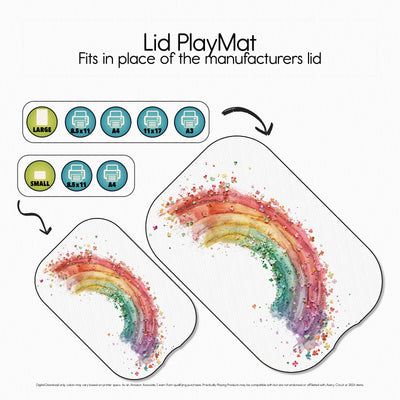 Rainbows and Shamrocks - PlayMat - Design 5
