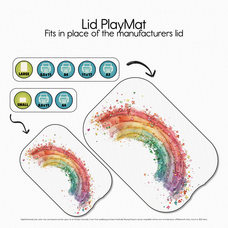 Rainbows and Shamrocks - PlayMat - Design 5