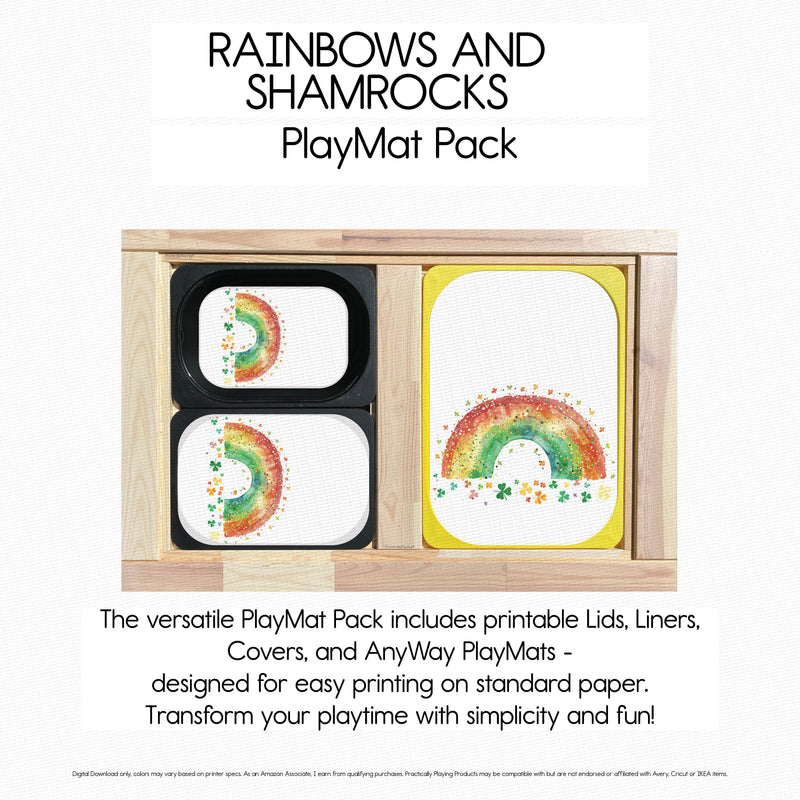 Rainbows and Shamrocks - PlayMat - Design 3