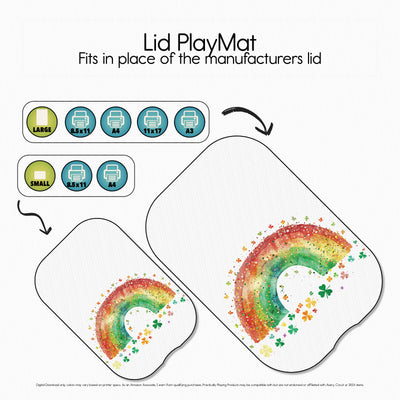 Rainbows and Shamrocks - PlayMat - Design 3