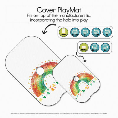 Rainbows and Shamrocks - PlayMat - Design 3