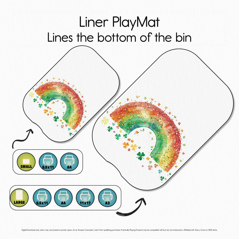 Rainbows and Shamrocks - PlayMat - Design 3