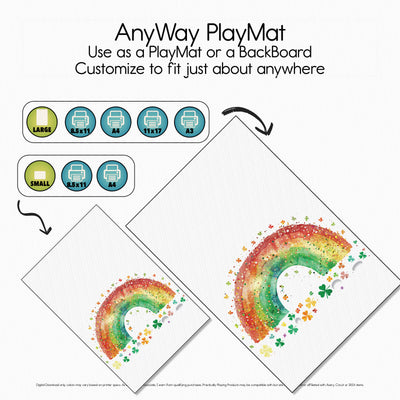 Rainbows and Shamrocks - PlayMat - Design 3