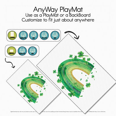 Rainbows and Shamrocks - PlayMat - Design 10