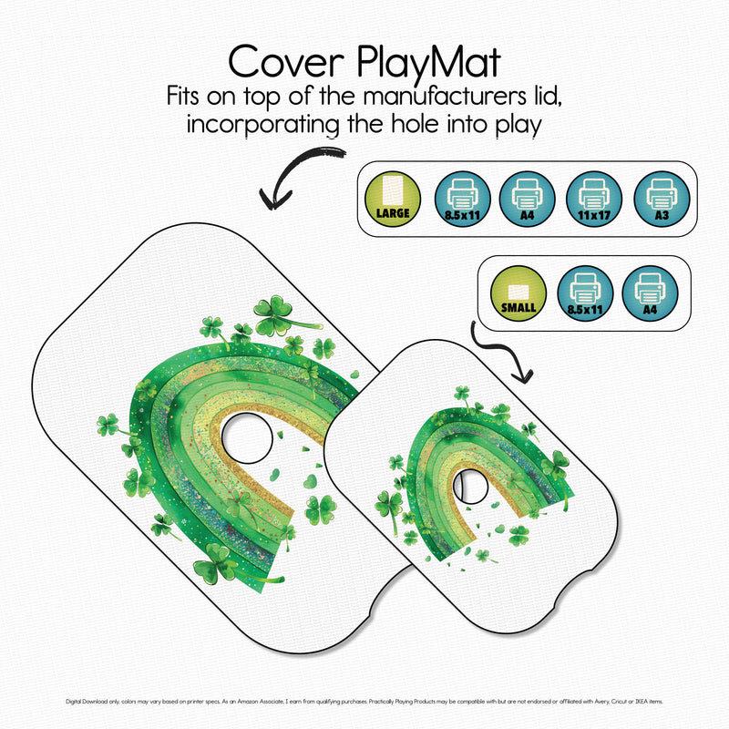 Rainbows and Shamrocks - PlayMat - Design 10