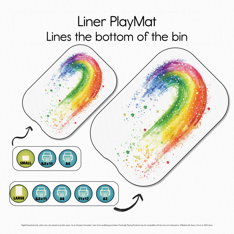 Rainbows and Shamrocks - PlayMat - Design 1