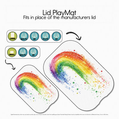 Rainbows and Shamrocks - PlayMat - Design 1