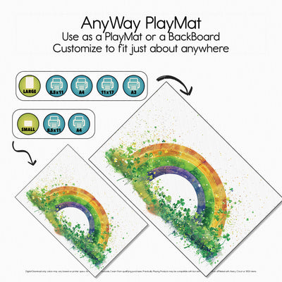 Rainbows and Shamrocks - PlayMat - Design 7