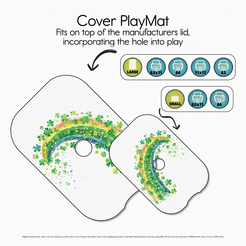 Rainbows and Shamrocks - PlayMat - Design 9