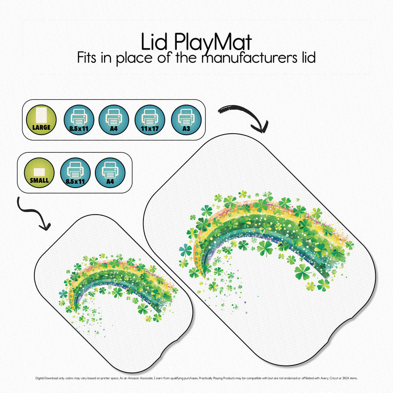 Rainbows and Shamrocks - PlayMat - Design 9