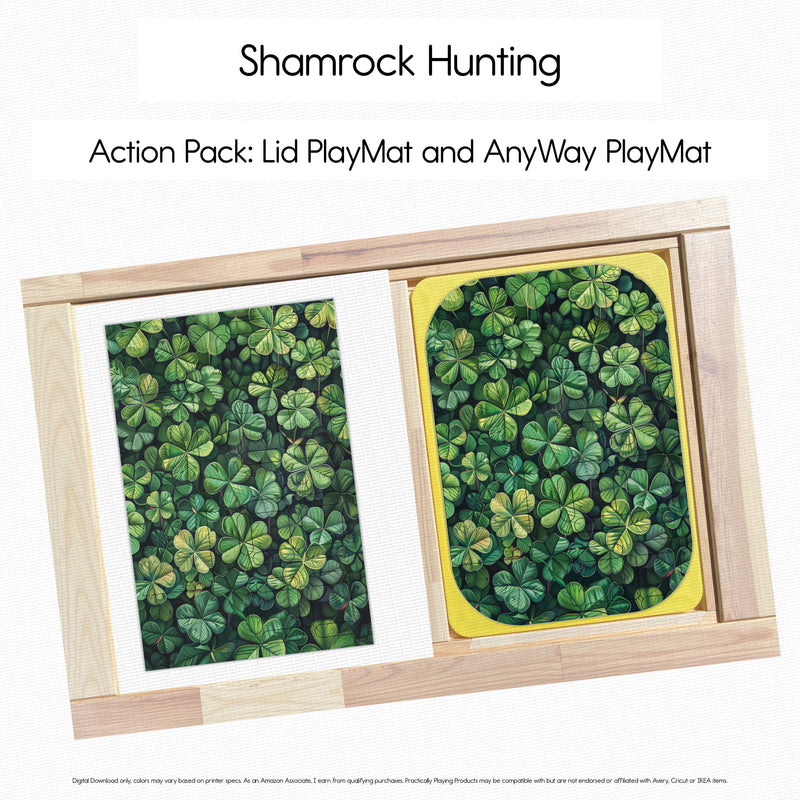 Shamrock Hunting - Digital Clock PlayMat