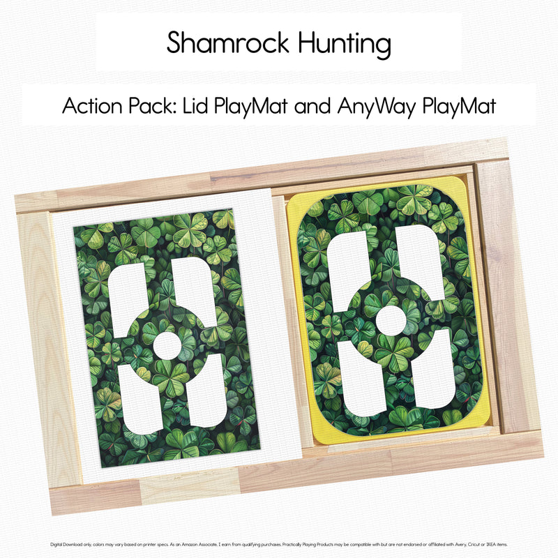 Shamrock Hunting - Center Circle PlayMat